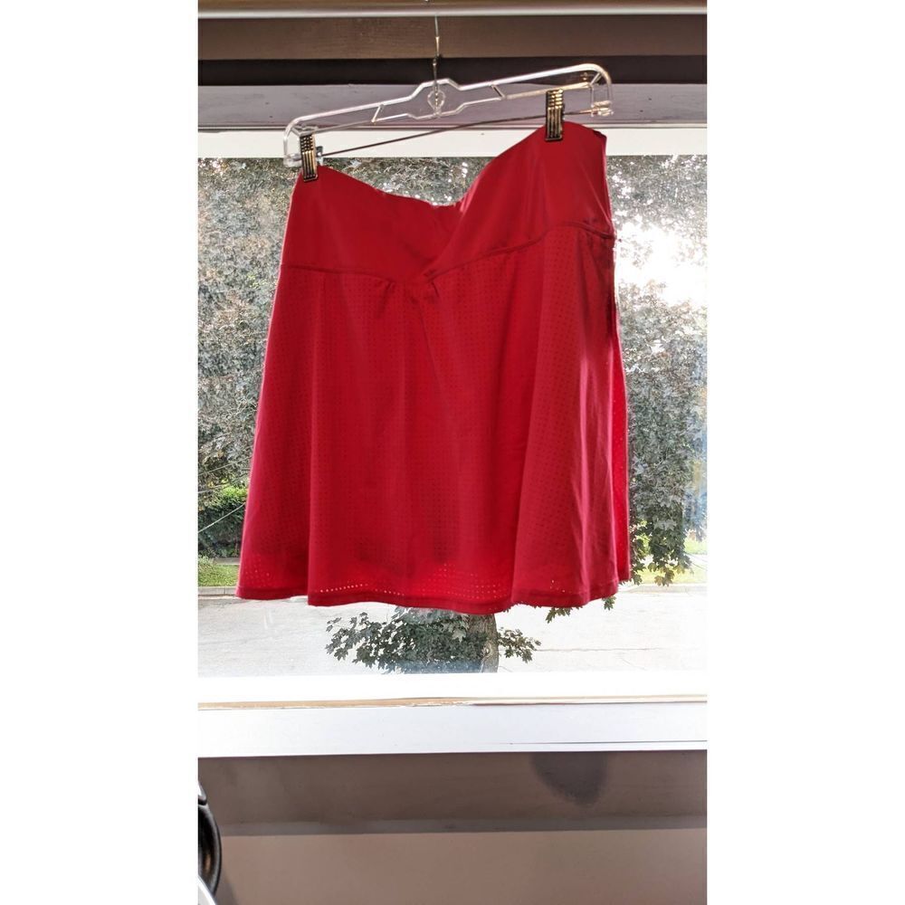 Ideology Flamenco Pink Plus Size 1x Perforated Skort